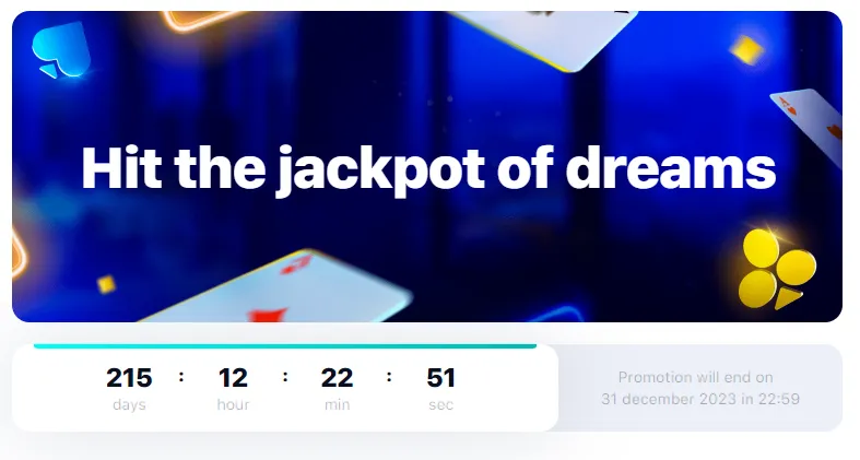 1win bonus with jackpot